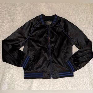 Satin bomber jacket